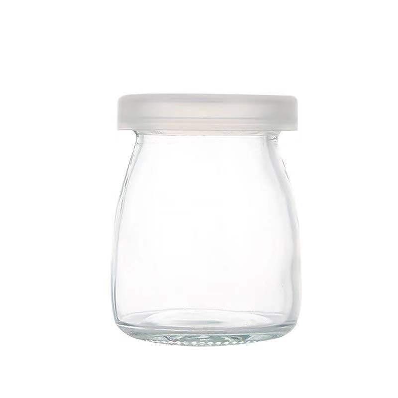 【 二手現貨 】玻璃布丁瓶 附塑膠蓋 保羅瓶 100ml 奶酪瓶 布丁罐
