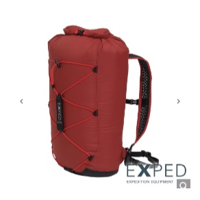 【瑞士 Exped】Cloudburst 25 輕量捲收封口防水背包 25L『酒紅色』45856 戶外 露營 登山 健行