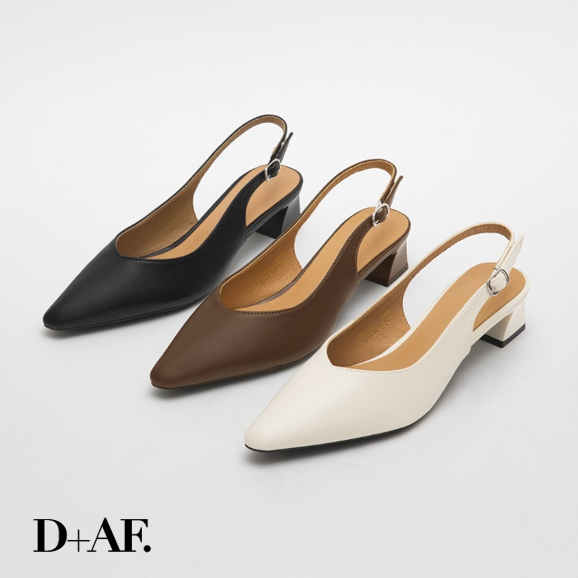 D+AF [現貨快出] 跟鞋 尖頭鞋 包鞋 高跟鞋 3色 [都會女子] S6008-1