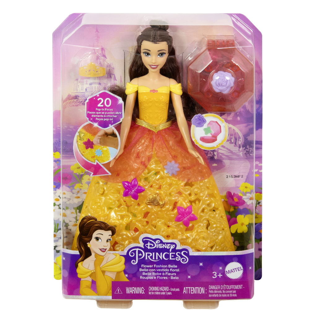 MATTEL 迪士尼公主-公主造型裙組合 娃娃 正版 美泰兒