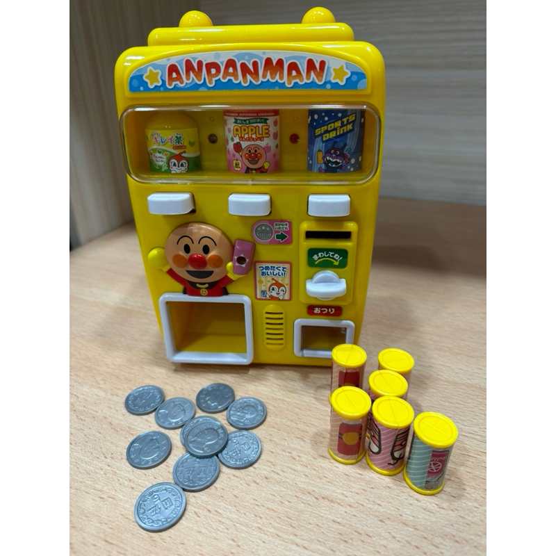 （二手玩具）ANPANMAN 麵包超人販賣機 投幣式 錢幣 投錢遊戲 玩具