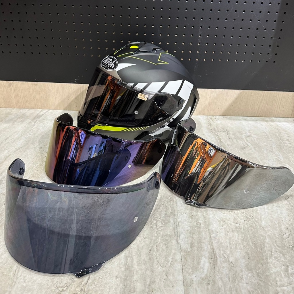 AIROH SPARK 史巴克 全罩 安全帽 鏡片 電鍍 原廠公司貨 深墨 pinlook 配件