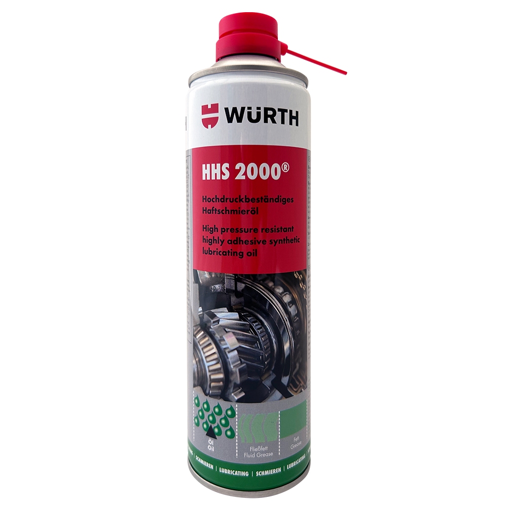 【車百購】 WURTH HHS 2000 滲透潤滑劑 液態黃油 噴霧式黃油 500ml