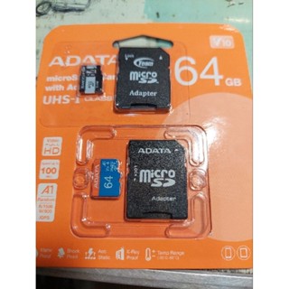 現貨 ADATA 威剛 Premier micro SDHC XC 記憶卡附轉接大卡 A1 UHS-I C10 64G