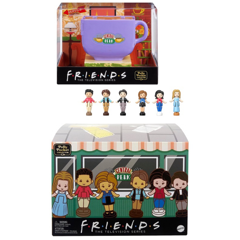 【現貨】Polly Pocket 口袋波莉 聯名 六人行 中央公園咖啡館 Friends Central Park
