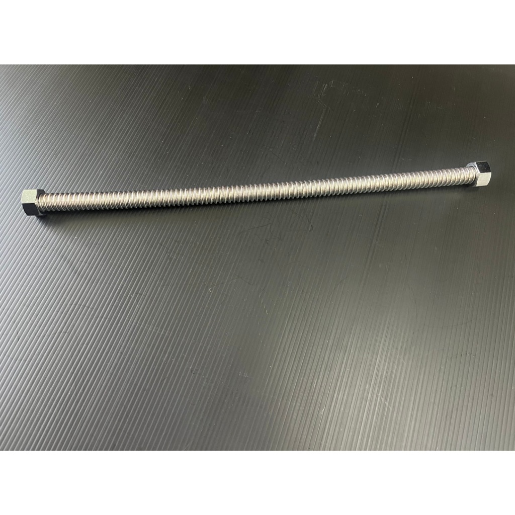 #304 不鏽鋼管 加長型 可彎管 耐熱高壓管 4分牙4分管 熱水器軟管 螺紋管 白鐵管 波紋管 浪管 耐熱管 蛇管