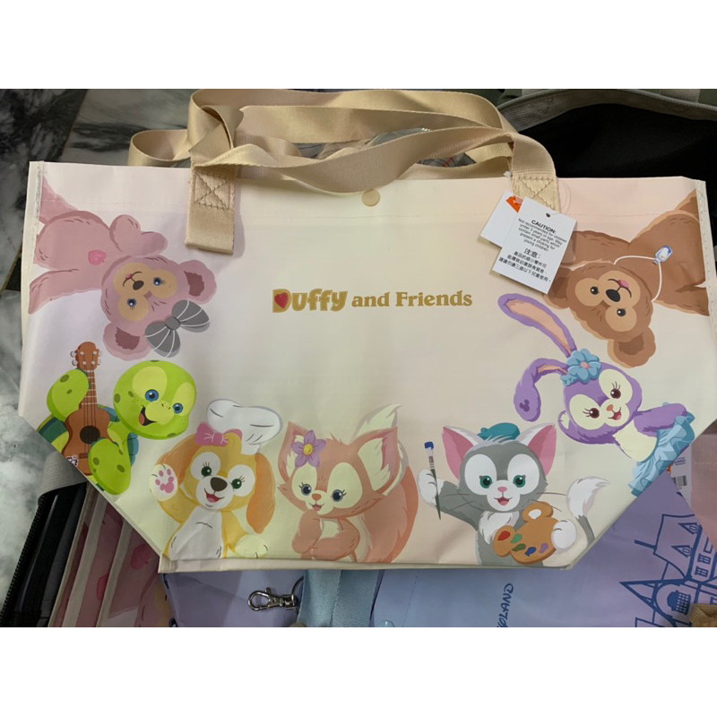 香港迪士尼購物袋 達菲熊和冰雪奇緣