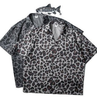 JKS AGILITY O-LS1 LEOPARD PRINT SHIRT 涼感豹紋 古巴領襯衫 (二色) 化學原宿