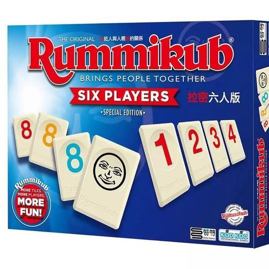 全新 Rummikub拉密數字牌XP/ 標準六人版