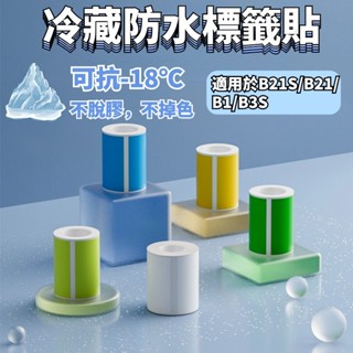 精臣B21/B1/B203/B3S 廚房冷凍貼 冷凍標籤紙 抗冷 防水防油 廚房收納標簽紙
