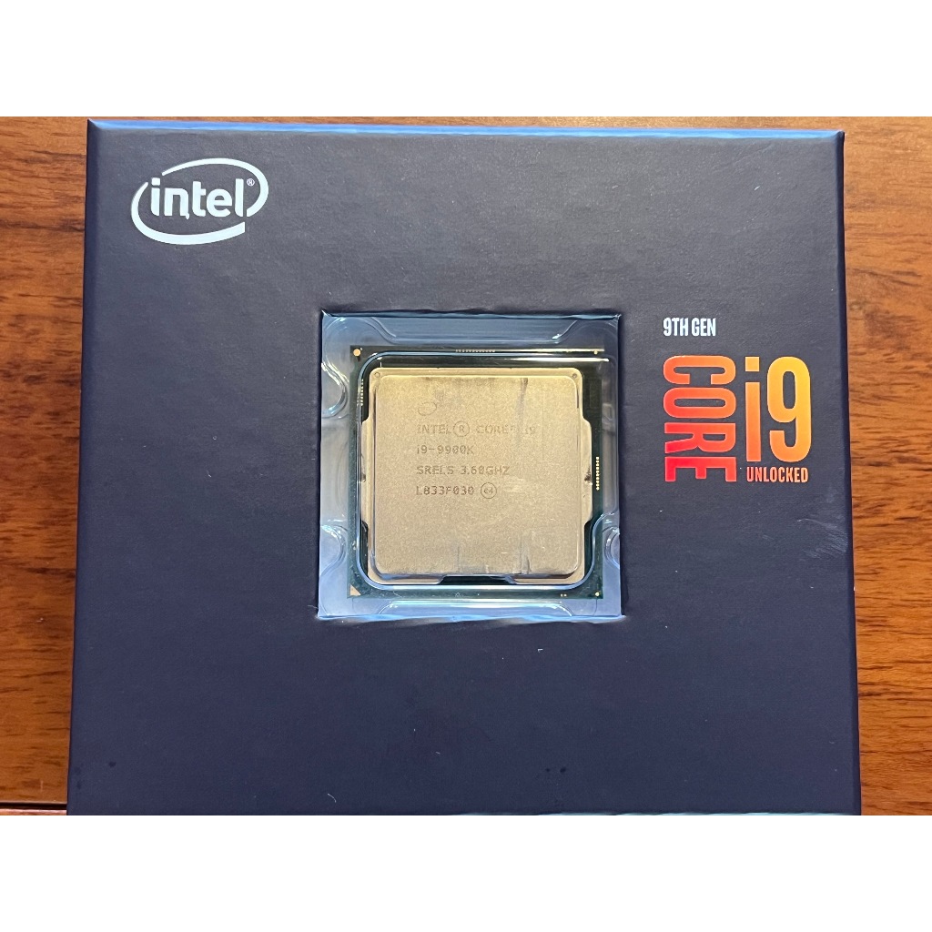 Intel i9-9900K  最高 5.00 GHz 二手 最頂級處理器 有盒子包裝