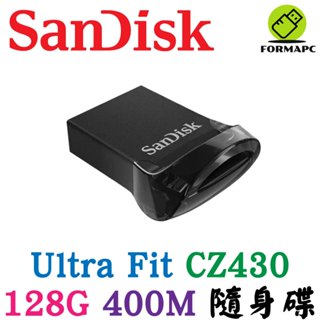 SanDisk Ultra Fit CZ430 128G 128GB USB3.2 高速傳輸 400MB USB 隨身碟