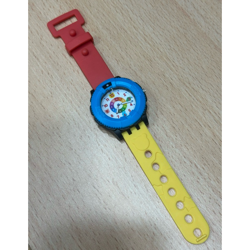 （9成新）巧虎 超級小學生 小達人手錶 時間管理 手錶 手表 卡通錶 兒童卡通手錶 巧連智 Benesse 大班生
