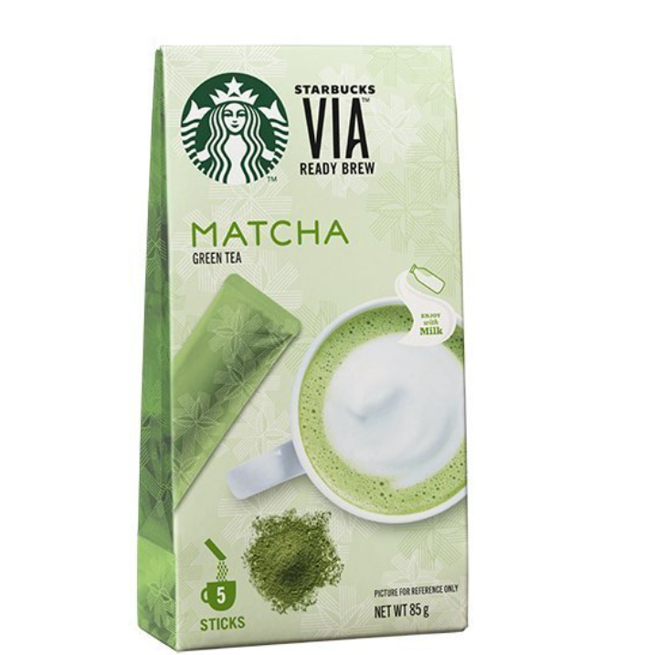 日本星巴克 Starbucks  VIA 抹茶粉 5入包裝