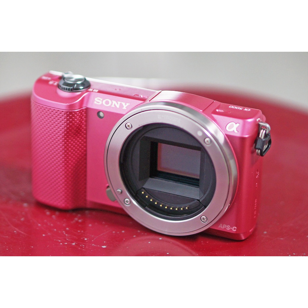 SONY a5000 粉紅色無反單眼相機 單機身 無其他配件 可台南北區自取