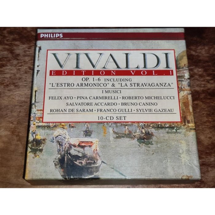 I Musici 義大利音樂家合奏團 韋瓦第 Vivaldi Edition Vol.1 10CD Philips
