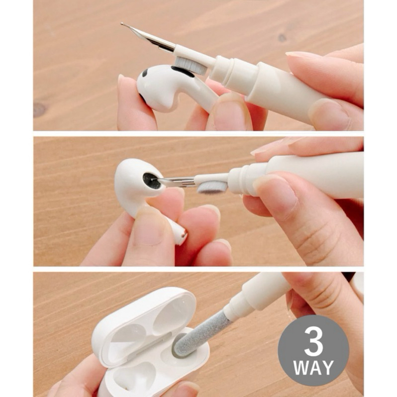 日本3COINS AirPods 多功能耳機清潔筆 耳機清潔工具