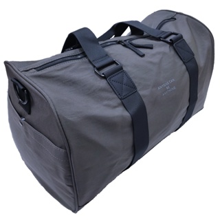 Misstery 旅行袋防潑水面料休閒旅遊斜背/手提旅行袋-灰01141NLGR