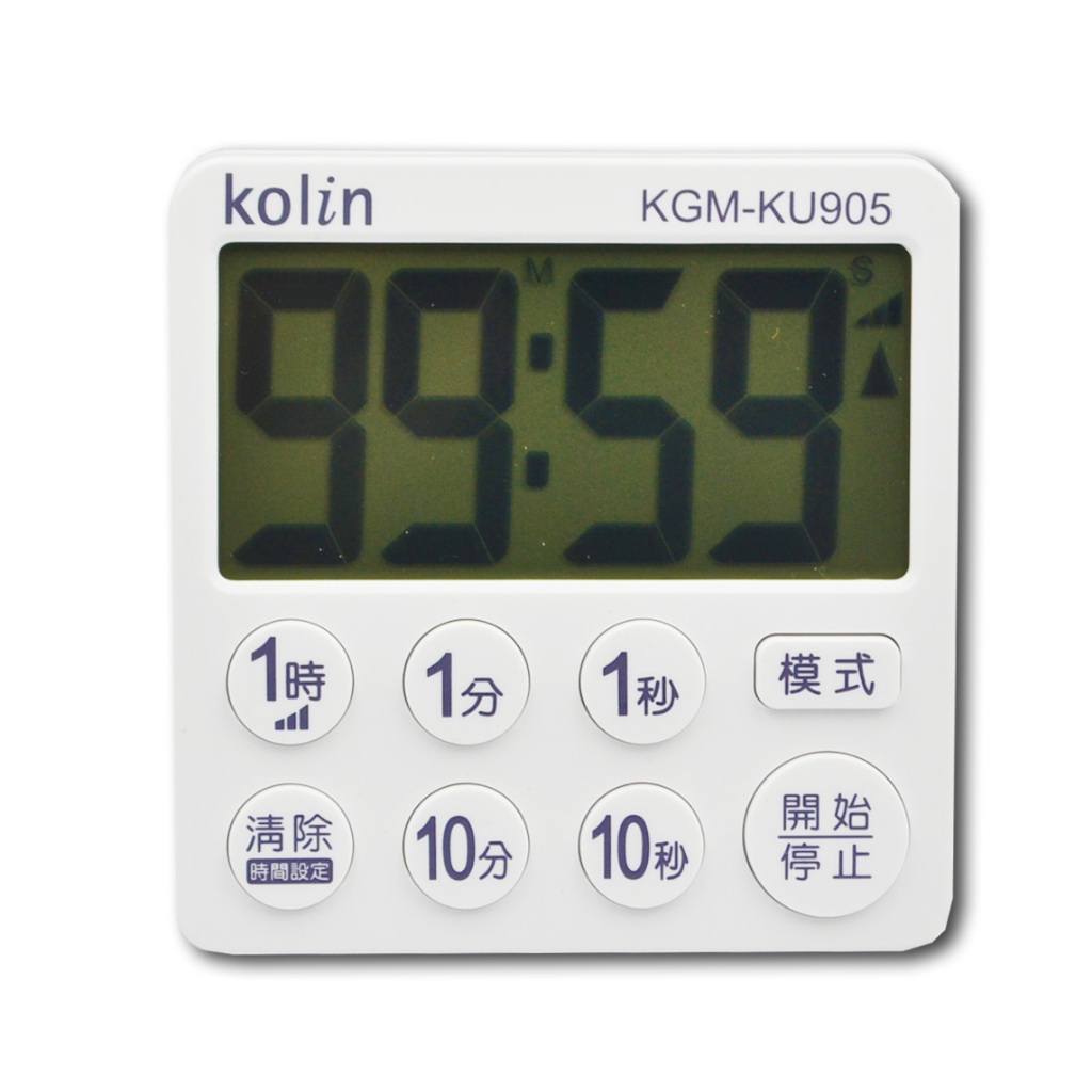 KOLIN 歌林 3吋大字幕正倒數計時器 計時器 烹飪計時器 倒數計時器 大螢幕計時器
