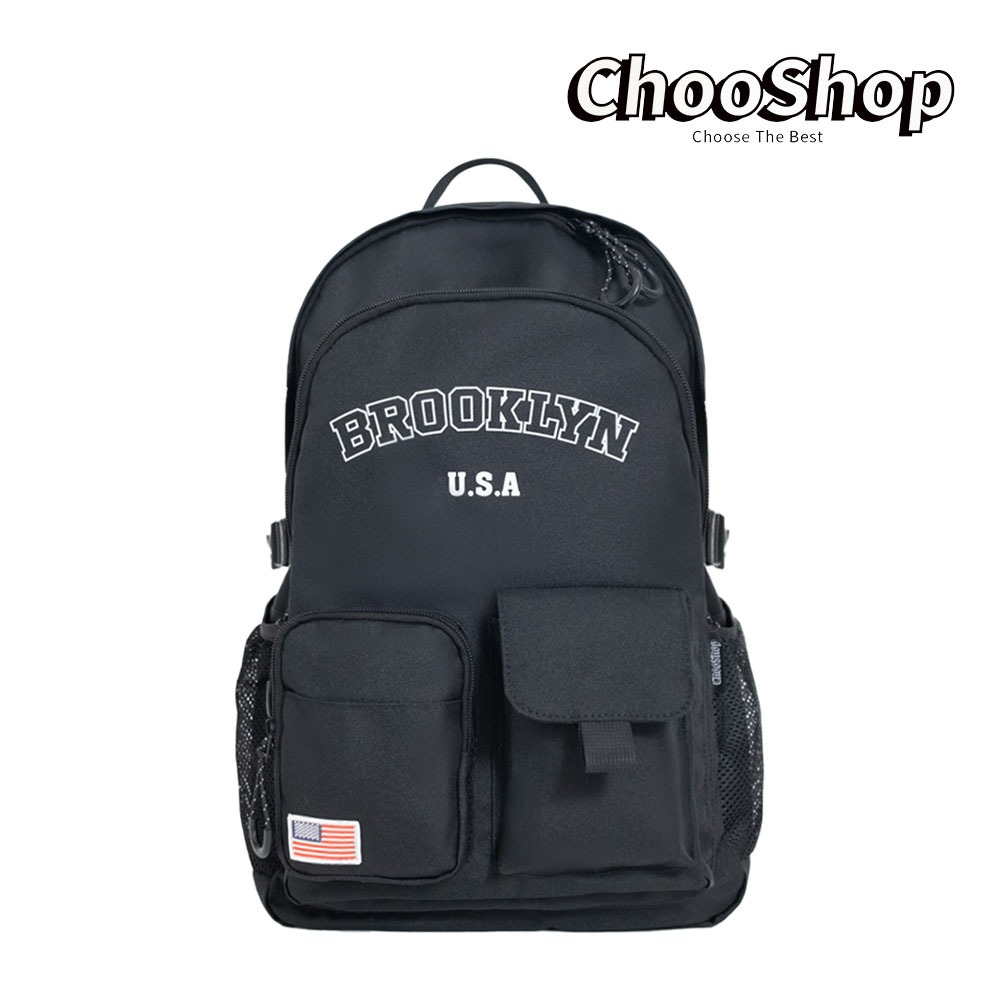 ChooShop - 布魯克林BROOKLYN城市後背包(三層大容量) 雙肩包 側背包 單背包 電腦包 隨身包 Choo