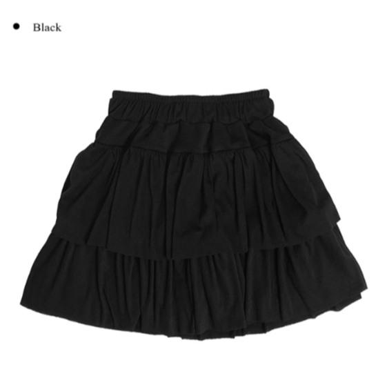 【Codibook】韓國 anyonemore 康康刷毛短裙 (2color)［現貨-黑色］裙子 蛋糕裙 女裝