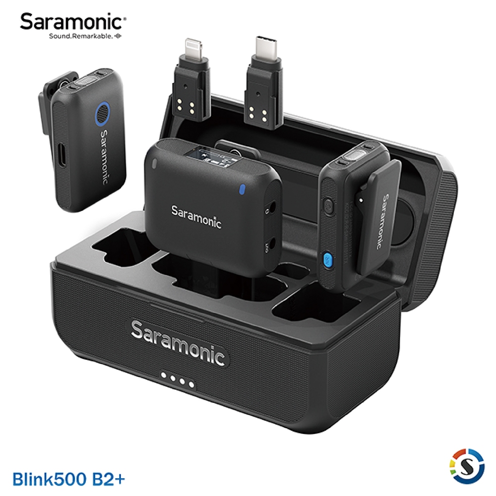 Saramonic楓笛 Blink500 B2+ 一對二2.4GHz無線麥克風系統