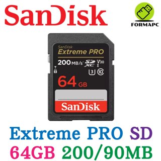 SanDisk Extreme PRO SDXC SD 64G 64GB U3 V30 4K 200MB 高速記憶卡