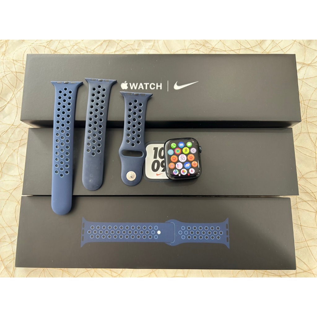 【艾爾巴二手】Apple Watch Nike S7 GPS 41mm A2474 黑#二手手錶#勝利店FKXWX