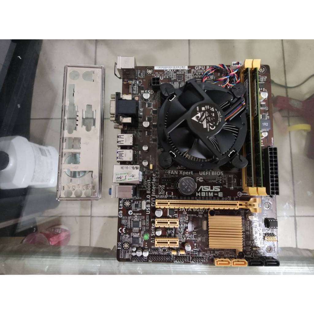 良品 華碩 電腦 主機板 套件 4代 i5 4460 4核心 DDR3 8G 1150 i3 i7 參考 PC 桌機