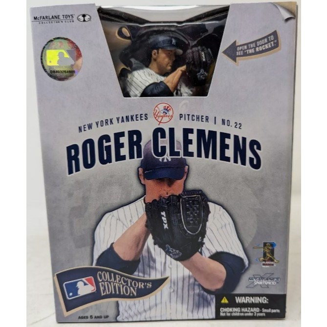 McFarlane Toys 麥法蘭 MLB 洋基 Roger Clemens 精裝盒 (全新未拆) 絕版 火箭人 賽揚