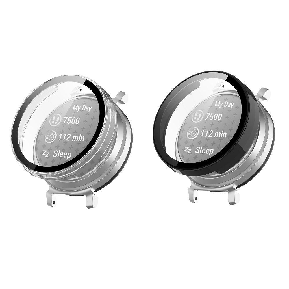 【PC+鋼化玻璃一體錶殼】適用 Garmin Lily 2 二代 專用 手錶 保護殼 硬殼