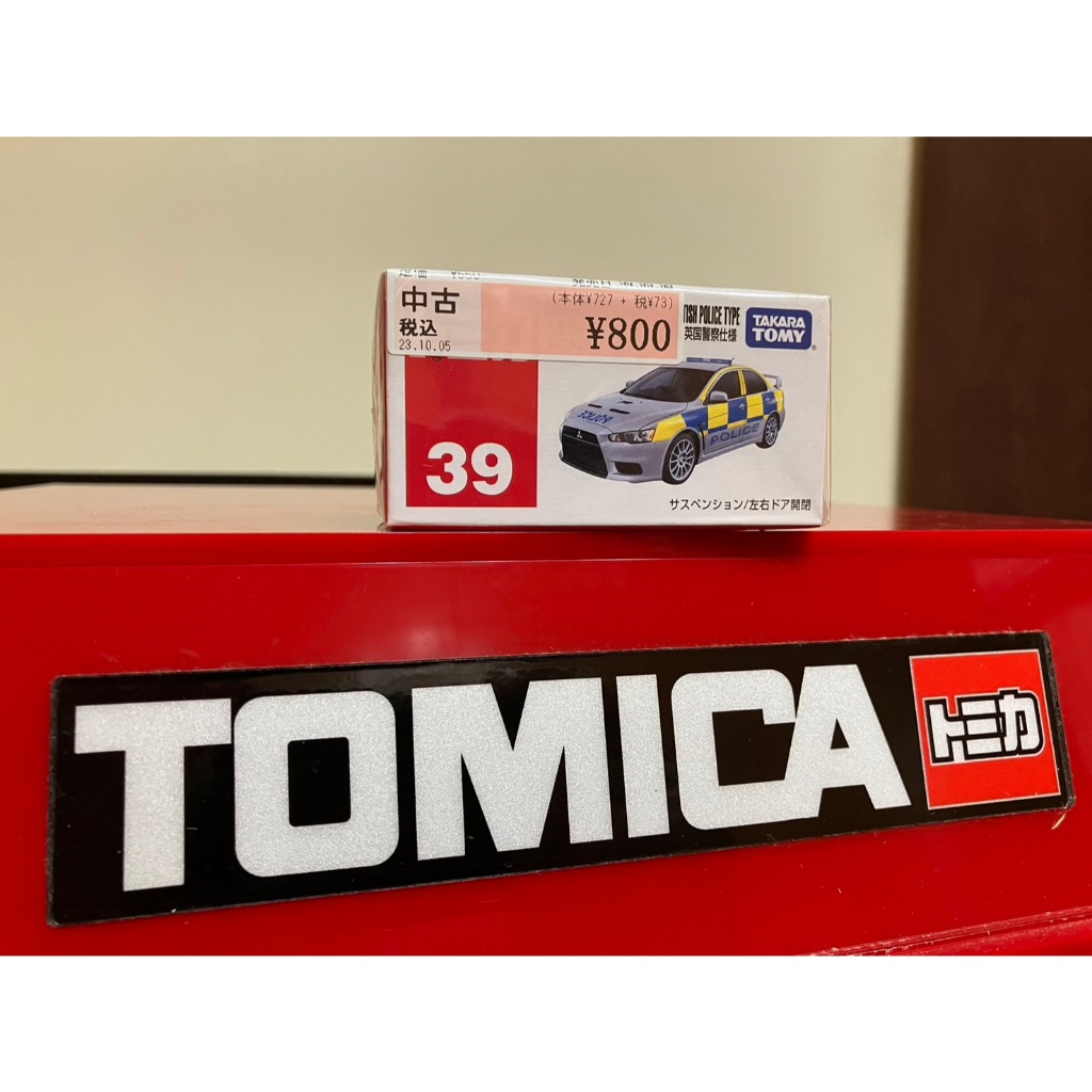 【CH自售】TOMICA No.39 Mitsubishi Lancer 警車 多美小汽車 模型車 麗嬰 號車 玩具車