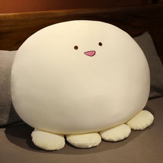 韓國可愛章魚小糰子抱枕娃娃 QQ章魚抱枕 軟綿綿抱枕 枕靠腰靠墊腰 治癒系少女心抱枕 生日禮物 畢業禮物 章魚小糰子可愛