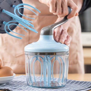 手搖式高效蛋白打發器 輕鬆不費力 半自動打蛋器 烘焙工具 打蛋機 打奶油機 蛋清發泡攪拌器【zh0111】《約翰家庭百貨