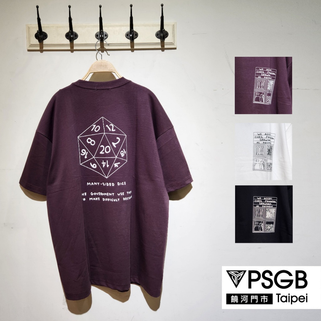 PSGB Taipei-N0-0083-手繪圖涼感轉T-T恤-流行-服飾-男裝-女裝-夏日-情侶款(現貨)