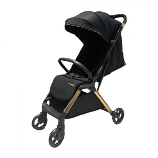 手推嬰幼兒車 PAPAYA KIDS S110 黑金玫瑰金 嬰兒車 可登機手推車 秒收推車 輕便推車 嬰兒手推車 口袋車