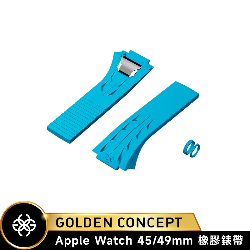 Golden Concept Apple Watch 45/49mm RSIII 藍色橡膠錶帶 RSIII-BL
