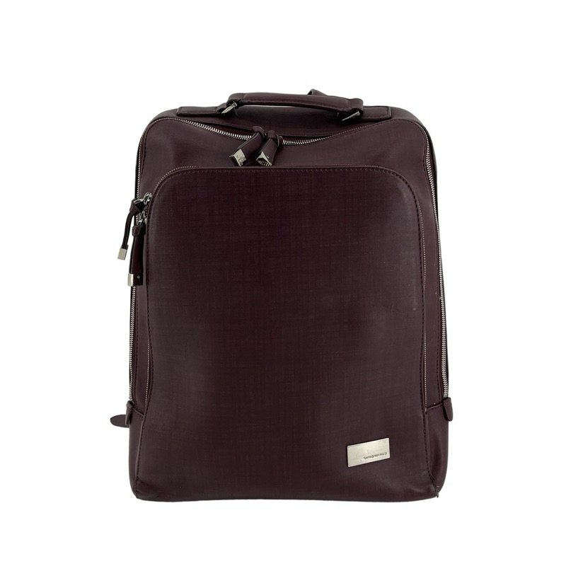 ❮二手❯ 韓國 Samsonite 新秀麗 RED SANIBELLE 筆電 後背包 14吋 酒紅 筆電包 背包 專櫃品