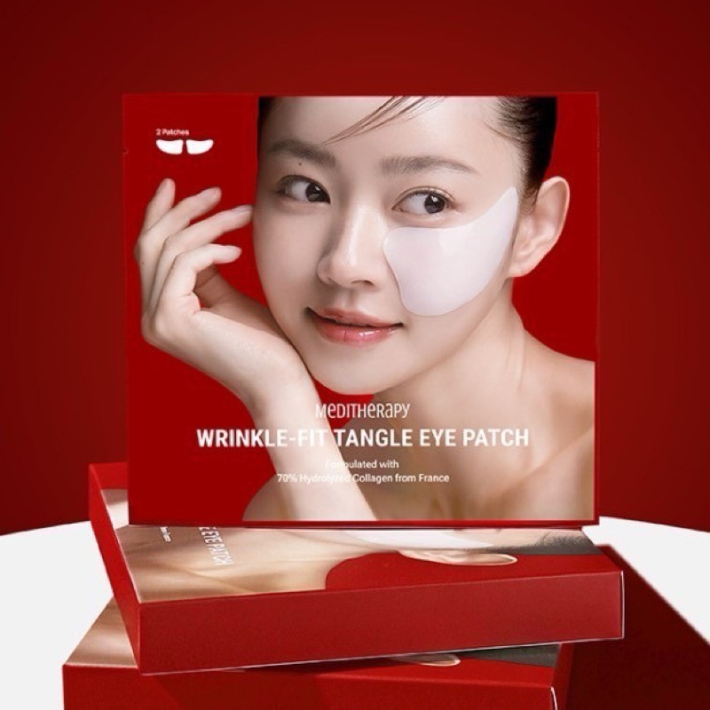 韓國代購🇰🇷✨MEDITHERAPY WRINKLE-FIT TANGLE 眼膜EYE PATCH 4片