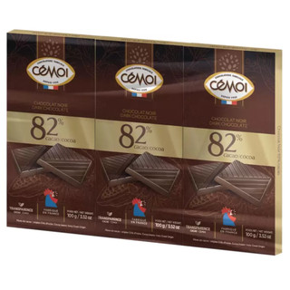 嘟嘟123 costco CEMOI 82% 黑巧克力 100公克 X 6入 巧克力 可可 苦味巧克力