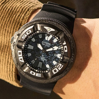 CITIZEN 星辰 哥吉拉 限量聯名錶 PROMASTER 潛水手錶 BJ8056-01E
