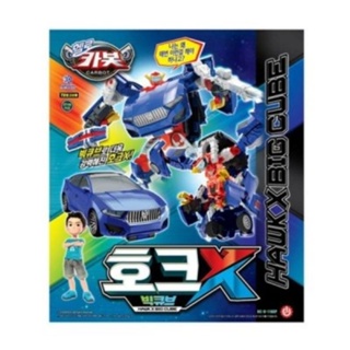 可超取🇰🇷韓國境內版 衝鋒戰士 Hello carbot 霍克 X 變形 機器人 hawk 藍色 車子 大方塊 模型