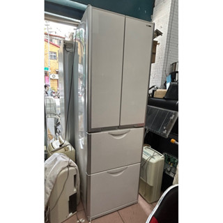 二手中古日立385公升4門變頻冰箱，可以製冰，型號R-F400P，保固3個月