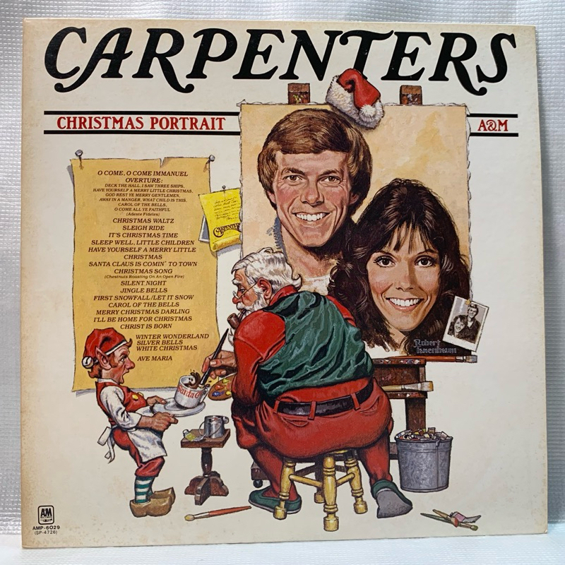 木匠兄妹-聖誕映像-二手專輯黑膠唱片(日本首版）The Carpenters - Christmas Portrait