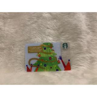 美國 星巴克 STARBUCKS 2018 佈置聖誕樹 聖誕系列 隨行卡 儲值卡 星巴克卡 收藏