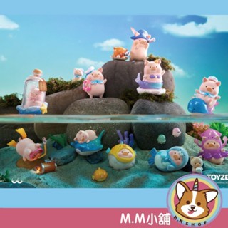 【M.M小舖】『現貨+預購』Toyzeroplus 罐頭豬 LuLu豬 海洋系列盲盒 公仔 熊 盲抽 盲盒 一中盒8入
