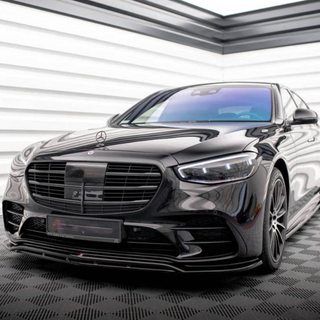 賓士 Benz S AMG-LINE W223 前下 後下 側裙 鴨尾 擾流 空力 Maxton Design【YG】