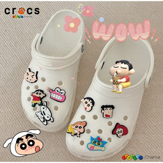 ✨臺灣發貨✨crocs 鞋釦 洞洞鞋鞋釦 蠟筆小新鞋釦 韓國鞋釦 洞洞鞋配件 小新小白小葵 洞洞鞋cross鞋釦