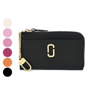 MARC JACOBS THE J MARC TOP 牛皮拉鍊鑰匙圈卡片零錢包｜100%原廠真品｜JS Maxx官方旗鑑