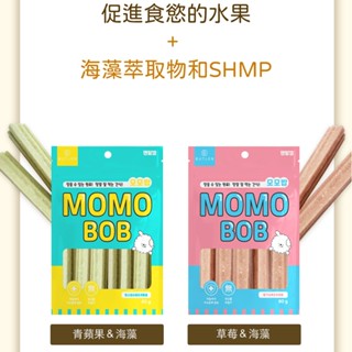Momobob 潔牙棒 | 草莓/青蘋果&海藻 水果 牙垢 潔牙骨 現貨寄出 韓國 狗狗零食 Petwoof陪我寵物